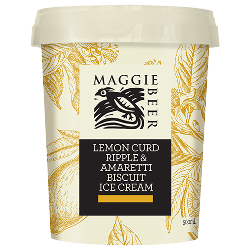 Maggie Beer Lemon Curd Ripple & Amaretti Biscuit